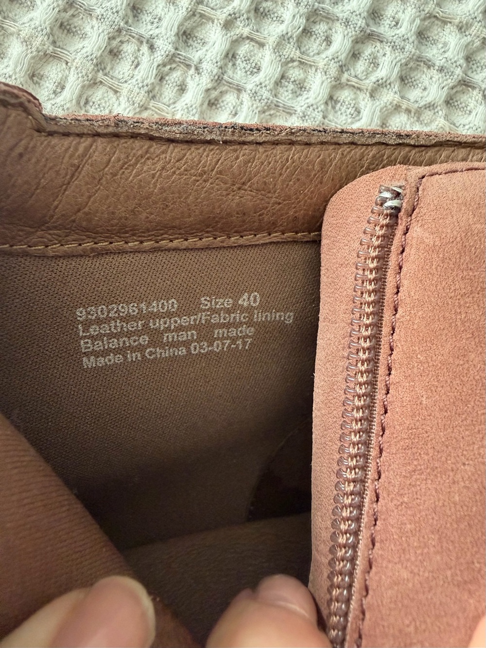 Dansko Women's Chestnut Brown Suede Ankle Booties with Side Zip - Picture 7 of 7